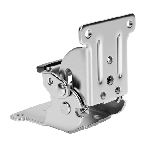 Carbon Steel Self Locking Hinges Folding Table Leg Brackets With 180 Degree Lock Design And Electroplated Finish for heavy duty use