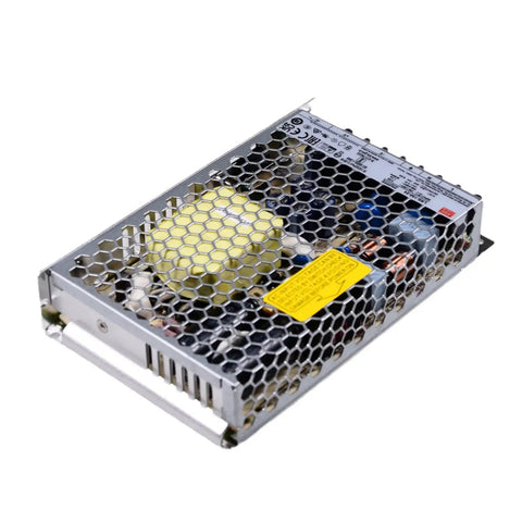 Heavy Duty 24V 150W Switching Power Supply Pushing A Solid 6.5 Amps Low Profile Chassis with protective metal enclosure.