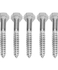 Premium 304 Stainless Steel Half Thread Hex Lag Screws Self Tapping For Wood Carpentry And Outdoor Roof Components Built To Last