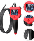 5.5mm Waterproof Borescope Camera Handheld Inspection Tool With 1m Cable And HD Screen showing engine details