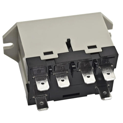 General Purpose DPST NO Relay With Test Button And Quick Connect Terminals For Easy Wiring Flame Resistant And AC200 to 240 Volt Coil
