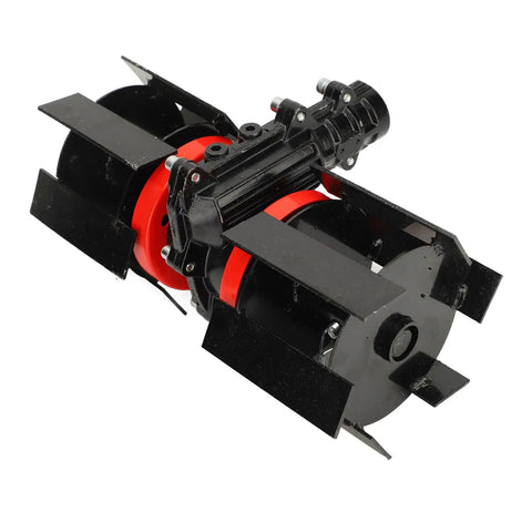 Disc Harrow For Tiller And Lawn Mower 4 Inch 9 Teeth Universal Plow Harrow Heavy Duty Aluminum Iron Round Plow Scarifier Tool