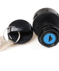 Ignition Key Switch For Ranger 1000 XP 1000 ATV UTV 4 Pin 3 Position Off Run Start Replacement Kit with keys on white background