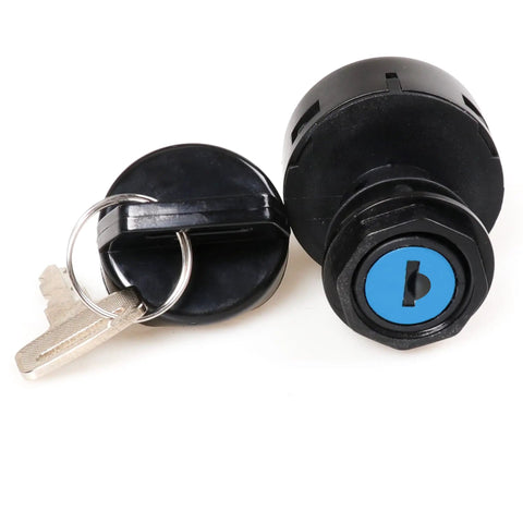 Ignition Key Switch For Ranger 1000 XP 1000 ATV UTV 4 Pin 3 Position Off Run Start Replacement Kit with keys on white background