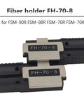 Heavy Duty 2 Pcs Set Of 8 Core Ribbon Fiber Holder Sheath Clamps And Chucking Jigs model FH-70-8 for Fujikura splicers.