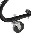 Heavy Duty Outboard Boat Motor Stand Carrier Cart Dolly for Storage and Maintenance Pro Steel Frame Supports rolling wheel detail