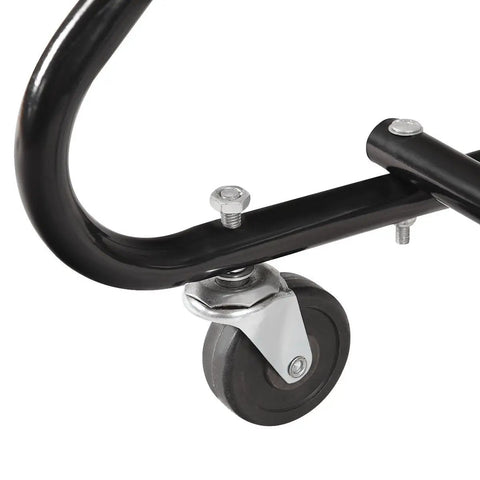 Heavy Duty Outboard Boat Motor Stand Carrier Cart Dolly for Storage and Maintenance Pro Steel Frame Supports rolling wheel detail