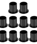 Top Shelf 10 Pack Flanged Sleeve Bearings Made From Solid Pom Plastic Bushings With 16mm Inner Diameter And 18mm Outer Diameter for low friction use.