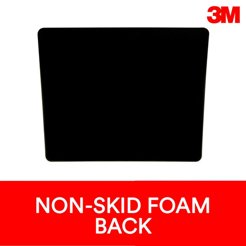 Bitmap Mouse Pad 9 x 8 Inch Foam Surface with Non Skid Backing for Optical and Ball Mouse Precision Desk Pad shown in black