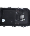Top view of BMW 8HP70 8 Speed Transmission Oil Pan With Filter Gasket And Screws Kit, showing detailed bolt placement.