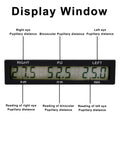 Optical Digital Pupilometer PD Meter With LCD Display showing pupillary distance readings for right and left eyes