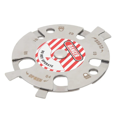 Industrial Pneumatic Air Source Lockout Device With 304 Stainless Steel Connector Two Padlock Holes Fits Five Hose Sizes