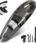 Cordless Handheld Vacuum Cleaner With 11KPa Strong Suction And Up To 25 Minutes Runtime, Brushless Motor, Rechargeable Car Vacuum, Dual HEPA Filters, Lightweight With Multi Tool Attachments for quick cleanups.