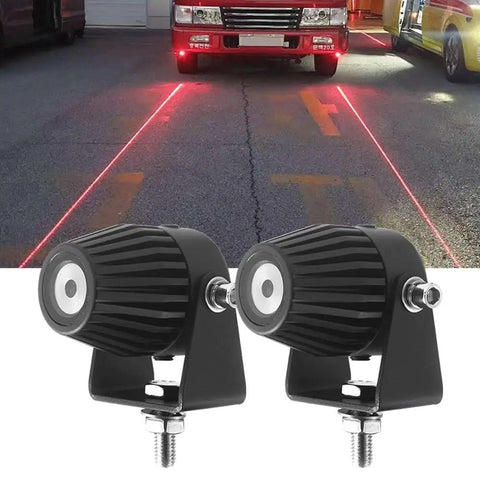 Heavy Duty Warehouse Safety LED Lights Set with Bright Positioning and Area Warning Lamps for Workplaces and Workshops 2 Pack