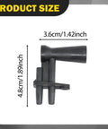 Five Venturi Tube Nozzles Set For Boiler Repair And Home Maintenance, Top Notch Temperature Resistant PP Nozzles, 4.8cm By 3.6cm