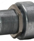 Heavy Duty Push Button Momentary Start Switch With Safety Bezel For Bump Proof Panel Mounting Five Eighth Inch Hole Beefy 60 Amps At 12 Volts Flush Terminal Screws Industrial And Automotive Grade, side view