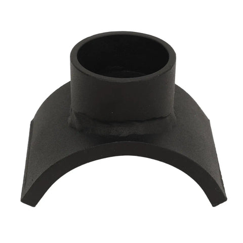 Heavy Duty Bottle Jack Adapter Saddle For Hydraulic Lifting Of 3 Inch Axles Iron Built High Strength For Garage And RV Use Black Finish
