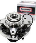 Front Wheel Bearing And Hub Assembly For Ford F150 2018 2019 2020 4WD 6 Lug With ABS 4x4 No Nonsense Direct Replacement displayed with box