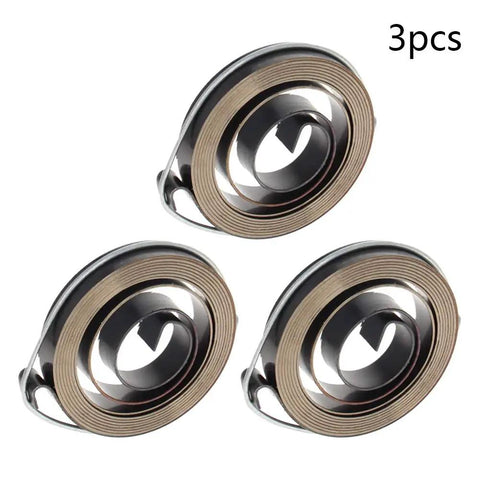 Premium Heavy Duty Drill Press Return Spring Assembly, Top Shelf Spring Steel Quill Coil Spring, Hook To Hook Feed System Replacement, Rock Solid 3 Pack For Reliable Shop Upgrades