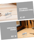 Ditch Those Stripped Bolts With This Heavy Duty Stainless Steel Valve Extractor Tool Kit Perfect For Hardcore Plumbing Repairs And Snagging Faucet Screws Like A Pro Thanks To The Ergonomic Grip That Handles Any Tough Job Around The House Effortlessly. stainless steel valve extractor kit on wood surface