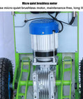 Heavy Duty Electric Stair Climbing Hand Truck With 850W Brushless Motor And 200Kg Load Capacity, close-up of micro-quiet brushless motor.