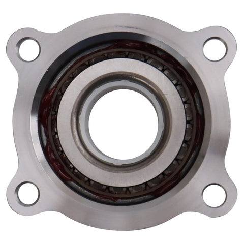 Close-up of Wheel Hub Bearing Module Rear For Nissan Frontier Xterra And Equator 2005 To 2019 showing metal structure.