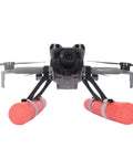 Water Landing Gear For DJI Mini 5 Pro Floating Skid Buoyancy Rod Kit Drone with pink floats attached
