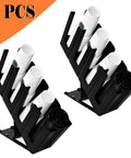 Two Pack Paper Cup And Lid Holder 4 Compartment Disposable Cup Dispenser Space Saving Countertop Organizer with cups placed.