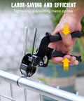 Using Heavy Duty Stainless Steel Zip Ties Kit With Quick Cutter Tool 150 Pcs 11.8 Inch for fence tying