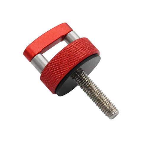 Beefy Billet Aluminum Hard Top Quick Removal Fastener Thumb Screw Integrated D Ring For Jeep Wrangler JK 2007 To 2018 JL 2018 To 2022