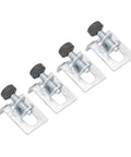 Rock Solid Heavy Duty Adjustable Leveling Feet For Stable Furniture, Anti Scratch Iron Set Of 4, Locking Levelers side view
