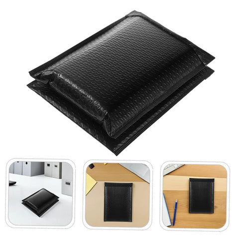 Black Bubble Mailers 13x18 Plus 4 Padded Envelopes With Self Seal Adhesive For Shipping Clothes And Small Business Packages 50 Pack