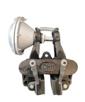 Close-up of Vertical And Horizontal Pneumatic Disc Brake Chuck Slitting Machine With Wear-Resistant Friction Pads