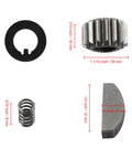 Rear Wheel Pinion Gear Kit For 22 Recycler Lawn Mower Replacement Includes 105-3040 Pinion Gear 105-6840 Thrust Washer.