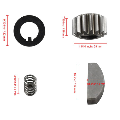 Rear Wheel Pinion Gear Kit For 22 Recycler Lawn Mower Replacement Includes 105-3040 Pinion Gear 105-6840 Thrust Washer.
