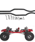 Beefy Metal RC Crawler Chassis Frame For SCX10 I II 90046 90047 2 Pack Black Side Frame Upgrade with screws and RC car model