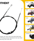 Go Cart Throttle Cable Kit 75 Inch For Predator 212cc 196cc VM22 VM24 GX160 GX200 engines with pedal return springs displayed.