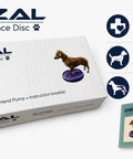 Balance Disc Cushion 14 Inch For Dogs With Pump And 2 Rehab Exercises Anti Burst Portable Dog Therapy Disk packaging