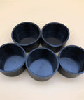 Five black PVC caps from All Purpose Silicone O Ring Kit And Sealing Caps For Pipes And Appliances DIY Friendly Kit with 42.5mm size