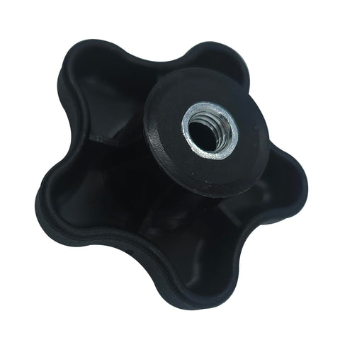 Black knob from 2 Pack Handle Knob And Screw Bolt Kit For Lawn Mowers And Snow Blowers Repair Parts 92-2260 106-4161 107-3844