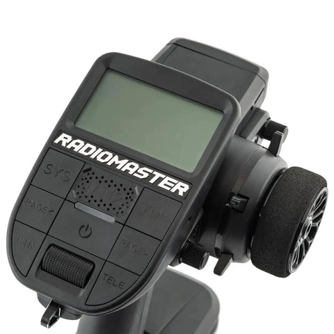 MT12 4in1 RC Transmitter With R85C Receiver For ExpressLRS 2 4GHz 16CH Multi Protocol Surface Controller close-up