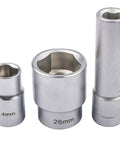 One Half Drive Triangular Socket Set With Multi Tooth Sockets For Injection Pump Triangular Head Screws Nut Remover