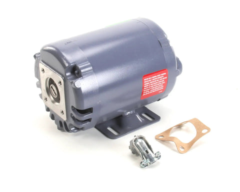 Motor Kit 120V 50 60 Hz 826-1712 OEM replacement with gasket and mount parts for Frymaster fryers, front angle view
