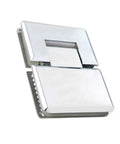 Go Big With This Rugged Stainless Steel Shower Glass Door Hinge Clamp Hasp Built Tough For 8 To 12 Mm Thickness 180 Degree Swivel, shiny rust proof finish.