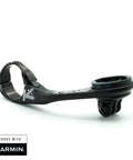 Max XL 31.8mm Bicycle Computer Combo Mount for Garmin GPS Devices Black Easy Install Durable Handlebar Mount for Cyclists