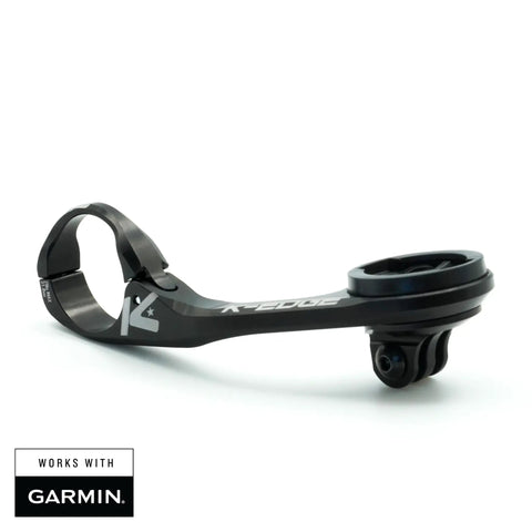 Max XL 31.8mm Bicycle Computer Combo Mount for Garmin GPS Devices Black Easy Install Durable Handlebar Mount for Cyclists
