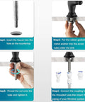 Step-by-step installation of Lead-Free Stainless Steel Water Filter Faucet For Under Sink Filtration System, Brushed Nickel Finish