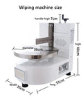 Smooth Operator Automatic Cake Cream Smoothing Machine With Button Press Controls And Custom Thickness Adjustments For Show Stopping Frosting Finishes Lightweight Pink Tool showing size specifications and design details.