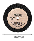 Built Like a Tank Heavy Duty Jewelry Polishing Buffing Wheel With Durable Bristle Hair Brush, 6.8cm, ideal for bench grinders.