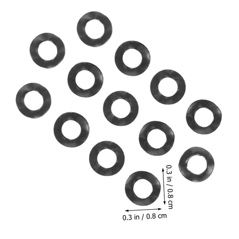 Wave Washer Set 500 Pieces Spring Steel Assortment For Tight Load Applications Compression Lock Washers To Prevent Loosening And Cut Friction In Auto Plumbing Machinery And Mechanical Assemblies, black 0.3 in washers